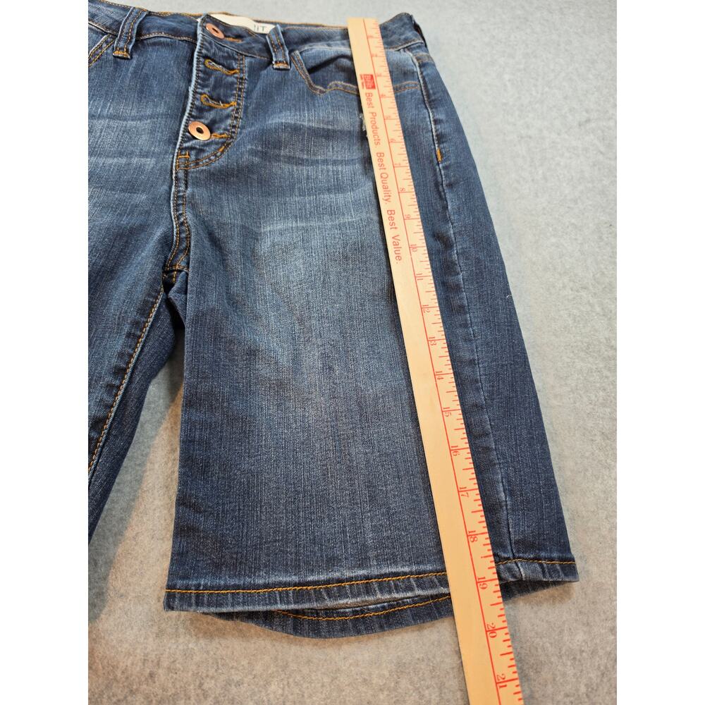 !iT Denim Helena High Rise Shorts Size 6 - Picture 8 of 8